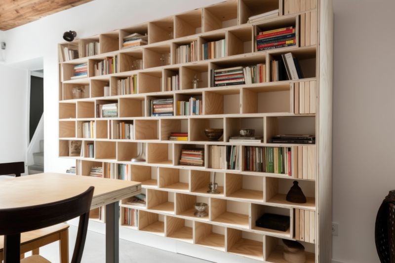 Built In Bookcase Installation in Woodbridge, VA