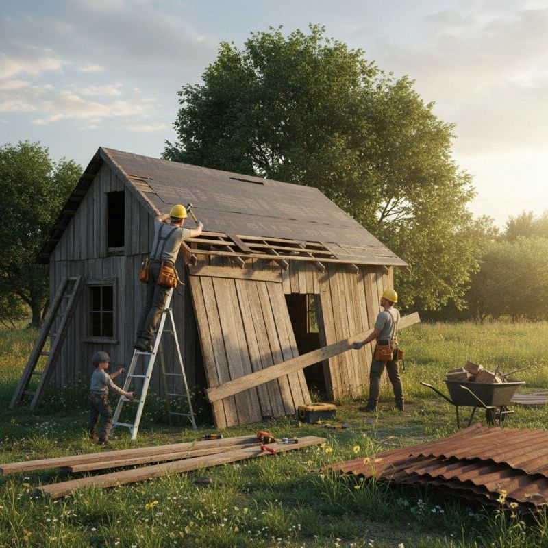 Storage Shed Repair in Conroe, TX